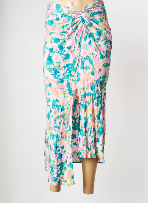 Fustă midi roz SUNCOO femeie