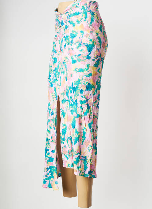 Fustă midi roz SUNCOO femeie