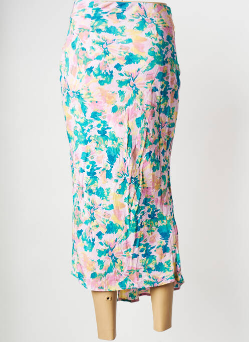 Fustă midi roz SUNCOO femeie