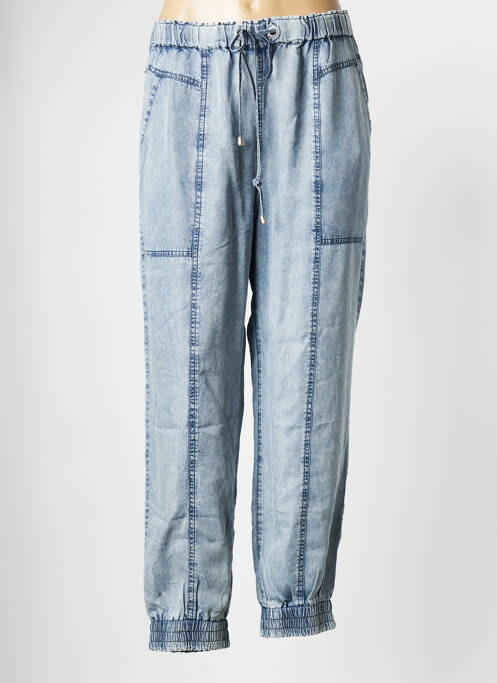 Blugi cu croială largă albastru IKKS femeie