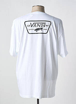 Tricou guler rotund alb VANS bărbat