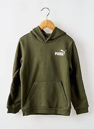 Hanorac cu glugă verde PUMA băiat