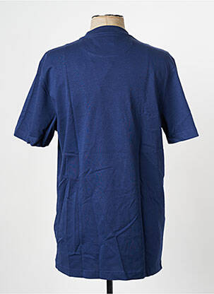 Tricou guler rotund albastru FARAH bărbat