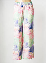Pantalon drept multicolor F.A.M. femme