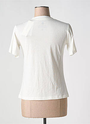 Tricou guler rotund alb THINKING MU femeie