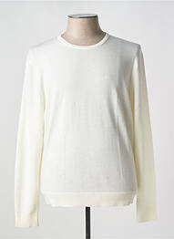 Pulover guler rotund alb CALVIN KLEIN bărbat