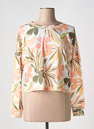 Tricou guler rotund alb ROXY femeie