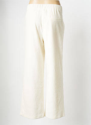 Pantalon larg alb THE KORNER femeie