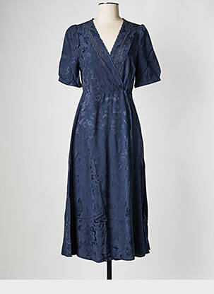 Rochie lungă albastru ATELIER REVE femeie