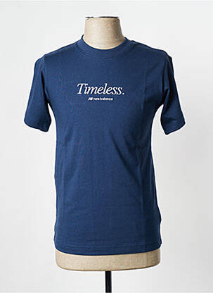 Tricou guler rotund albastru NEW BALANCE femeie