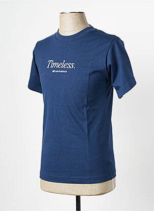 Tricou guler rotund albastru NEW BALANCE femeie