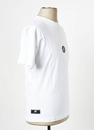 Tricou guler rotund alb NEW BALANCE bărbat