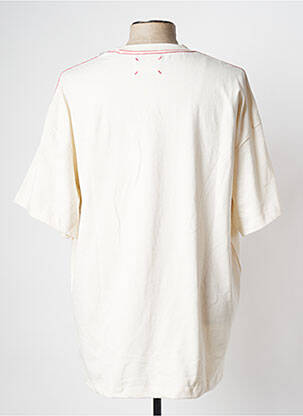 Tricou guler rotund alb KNOWLEDGE COTTON APPAREL bărbat