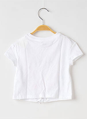 Tricou guler rotund alb LEVI'S fată