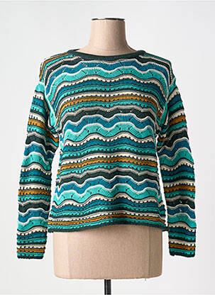 Pulover verde LA FEE MARABOUTEE femeie