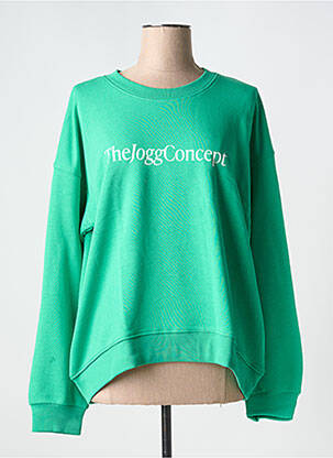 Hanorac guler rotund verde THE JOGG CONCEPT femeie