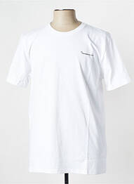 Tricou guler rotund alb KNOWLEDGE COTTON APPAREL homme
