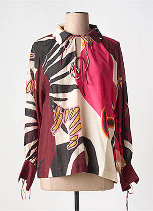 Bluză guler în v roz STELLA FOREST femme