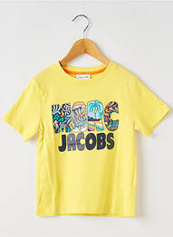 Tricou guler rotund galben MARC JACOBS garcon