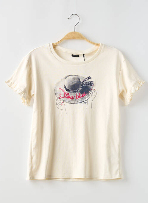 Tricou alb IKKS JUNIOR fată