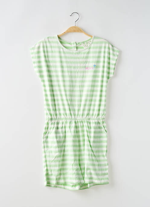 Salopetă scurtă verde ROXY fată