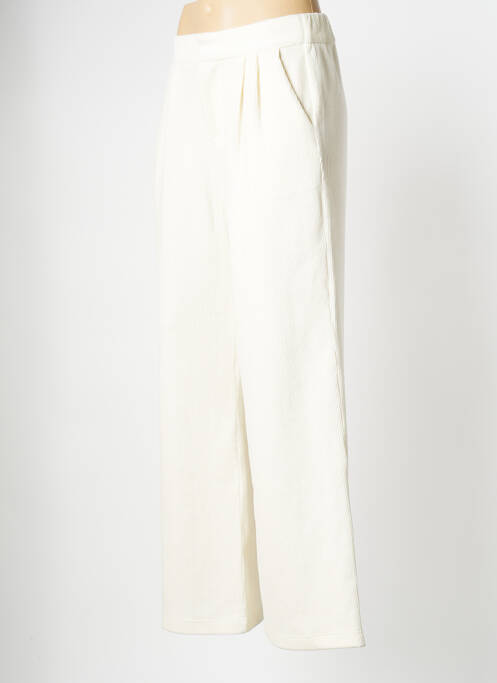 Pantalon larg alb THE KORNER femeie