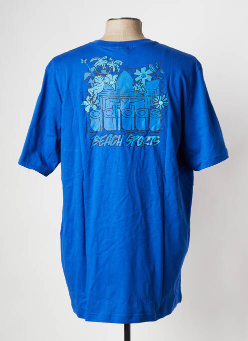 Tricou albastru ADIDAS bărbat