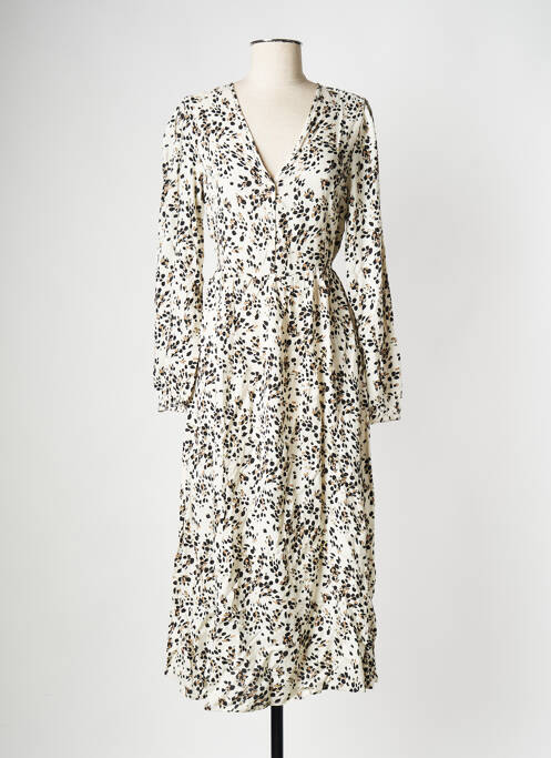 Rochie midi bej SELECTED femeie