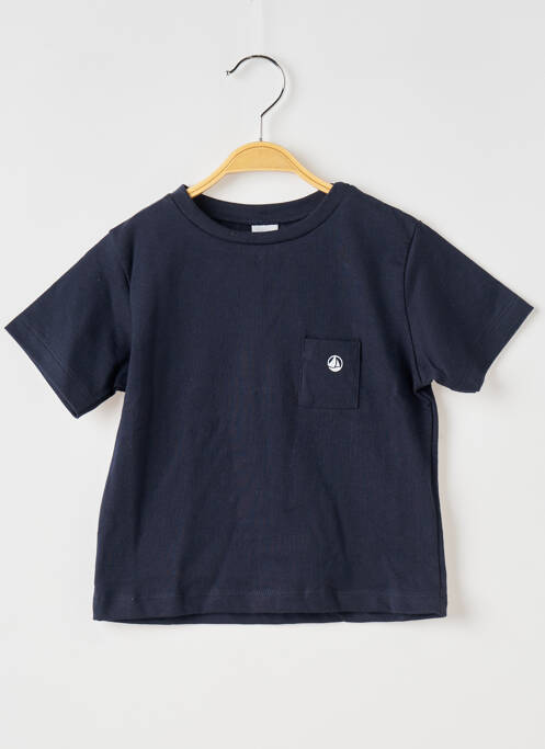 Tricou negru PETIT BATEAU băiat