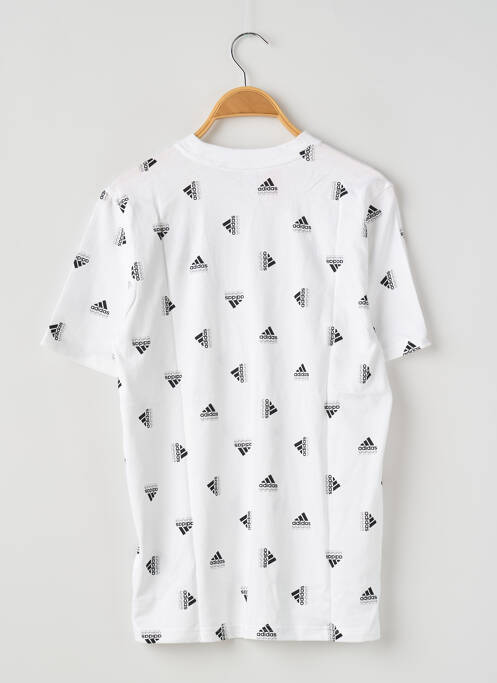 Tricou alb ADIDAS băiat