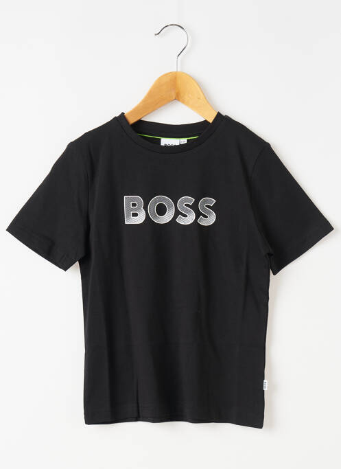 Tricou negru HUGO BOSS băiat