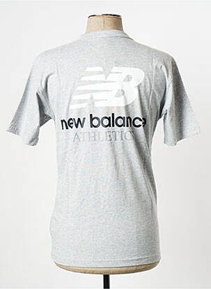 Tricou guler rotund gri NEW BALANCE bărbat