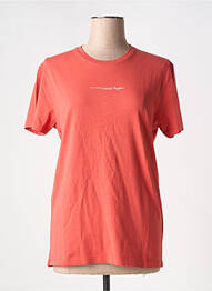 Tricou guler rotund roșu PEPE JEANS bărbat