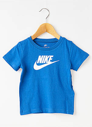 Tricou guler rotund albastru NIKE băiat