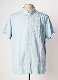 Cămașă cu mâneci scurte albastru KNOWLEDGE COTTON APPAREL homme