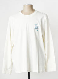 Tricou guler rotund alb NUDIE JEANS CO homme