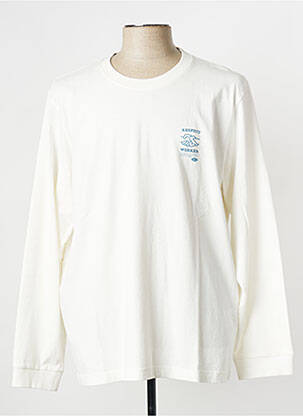 Tricou alb NUDIE JEANS CO bărbat