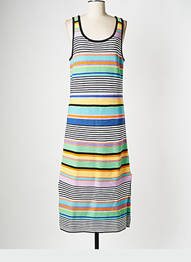 Rochie midi guler rotund galben ROXY femeie