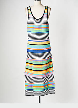 Rochie midi guler rotund galben ROXY femeie