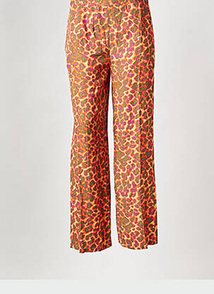 Pantalon larg maro VILA femeie