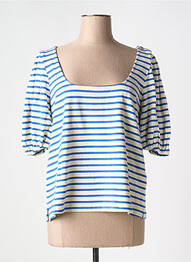 Tricou albastru GRACE & MILA femme