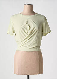 Tricou guler rotund verde NIKE femme