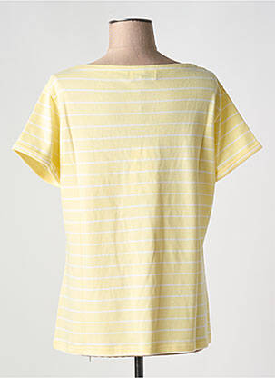 Tricou guler rotund galben MAISON LABICHE femeie