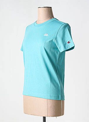 Tricou guler rotund albastru CHAMPION femeie