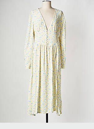 Rochie midi alb NA-KD femeie