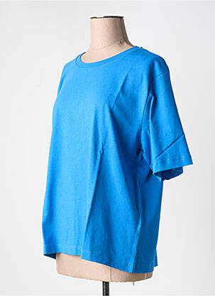 Tricou guler rotund albastru B.YOUNG femeie