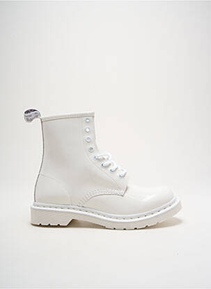 Botine/ghete alb DR MARTENS femeie
