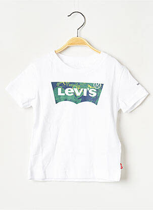 Tricou guler rotund alb LEVI'S băiat