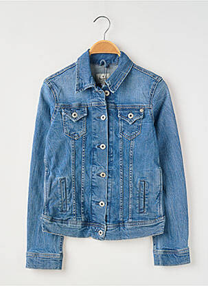 Jachetă de blugi albastru PEPE JEANS femeie