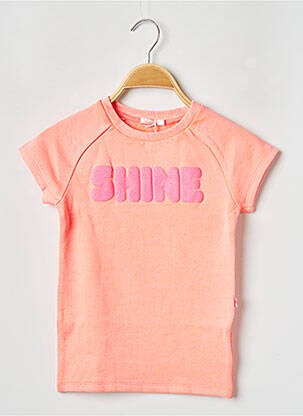 Tricou guler rotund portocalie BILLIEBLUSH fată